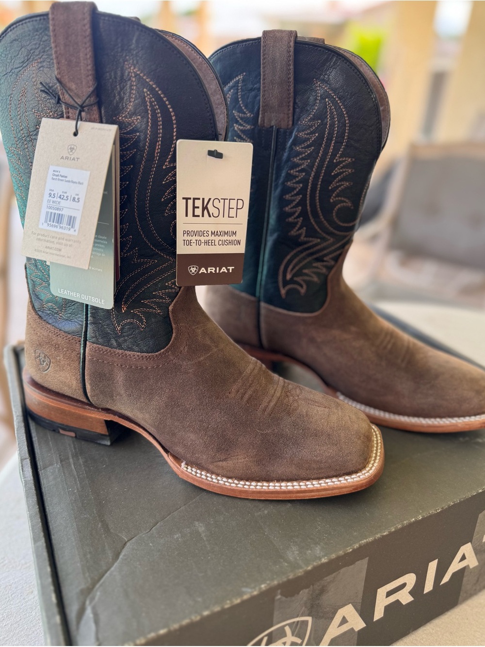 Ariat Dark Brown Circuit Paxton Cowboy Boot